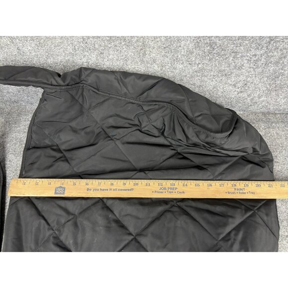 COS Quilted Oversized Shoulder Bag Womens Black Large Puffer Pillow Tote Zip Top - Picture 4 of 7